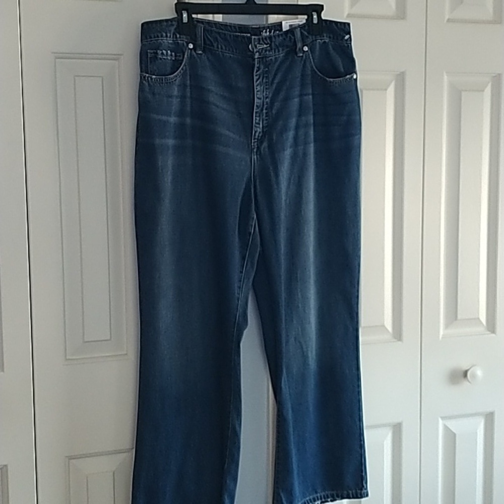 Style & Co. Wide Crop High Rise Slouchy Crop Jeans 14